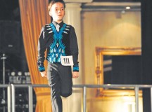 Courtesy photo
Luke Pelletier, fourth-grade student at Ramstein Intermediate School, performs at the prestigious All Ireland Dancing Championships in Killarney, Ireland. He placed fifth overall in his age group, earning a qualifier medal for the world championship next spring in Glasgow, Scotland.