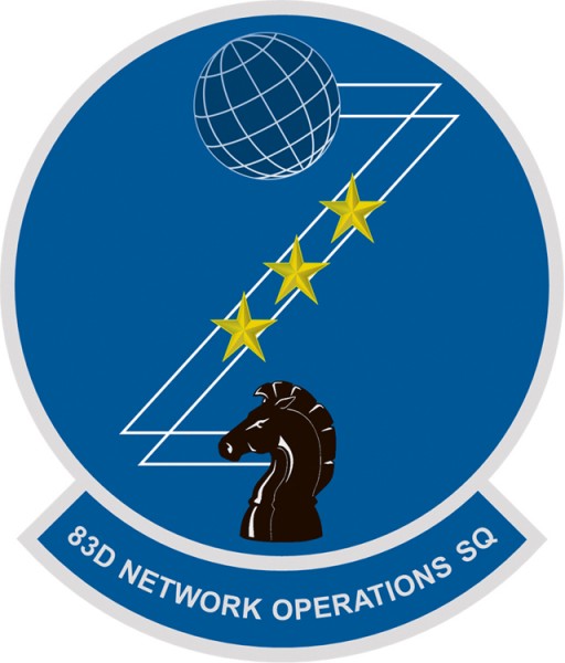 U.S. Air Force graphic This is the 83rd Network Operations Squadron Detachment 4 patch. The 83rd NOS uses their weapon system, known as the cyber security and control system, to ensure 24-hour network operations and management functions and enable key enterprise services and defensive operations within the Air Force’s networks. The CSCS is one of seven Air Force cyber weapon systems and is operated every day at Ramstein.