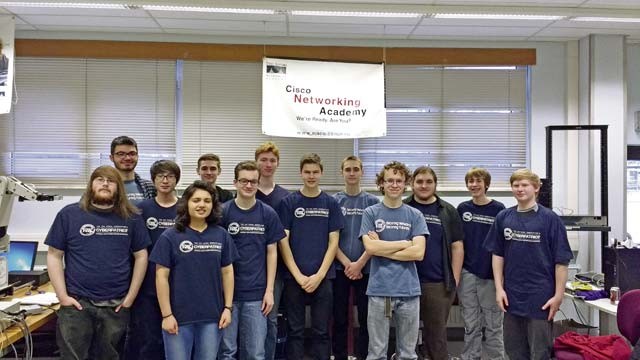 The Kaiserslautern High School CyberPatriot team competed recently for their third straight state title and are anxiously waiting to find out the results to see if they will be competing for a regional title later this month.