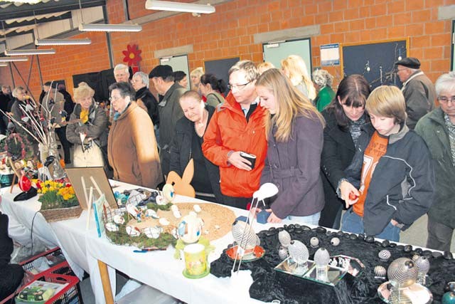 Courtesy photo Each year, the Easter egg market in Siegelbach lures plenty of interested visitors to the Westpfalz Werkstaetten.