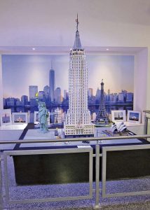 Several renowned buildings, such as the Empire State Building, Eiffel Tower and Tower Bridge in London, can be seen at the Lego exhibition at the Kaiserslautern Gartenschau.