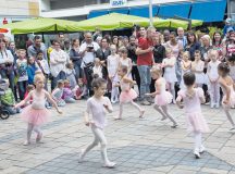 Photos courtesy of the city of KaiserslauternStudents from a local dancing school present what they have leaned during Kaiserslautern’s children's fest Saturday.