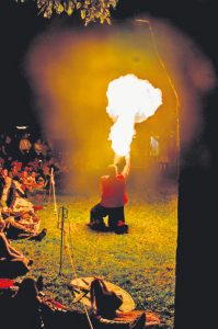 Courtesy photoThe group Leben Anno 1482 presents a fire show at 10 p.m. Saturday during the medieval market activities in Winnweiler.