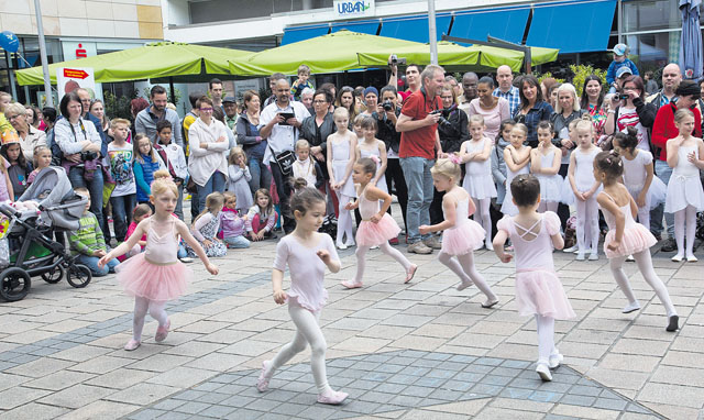 Photos courtesy of the city of KaiserslauternStudents from a local dancing school present what they have leaned during Kaiserslautern’s children's fest Saturday.