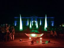 Courtesy photoSchlosspark in Trippstadt will be illuminated starting at 8:30 p.m. today and Saturday. Illuminated art objects will also be set up.