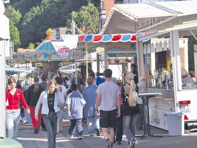 Landstuhl’s city fest offers rides, vendors, a car show and bands performing on three stages today to Sunday.