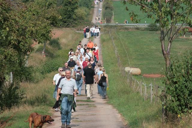 Courtesy photo Participants of the culinary hike in Rodenbach get to admire the scenic countryside Saturday and Sunday.