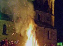 Photo by Stefan Layes
Each year after St. Martin’s parade through the town, a bonfire gets lit next to the church in Ramstein-Miesenbach.
