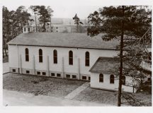Photo courtesy of Walter F. Elkins
Daenner Chapel was built in the 1950s to meet the needs of Christian and Jewish congregations. Today it serves the U.S. Army Garrison Rheinland-Pfalz Catholic community and Chapel Next, a contemporary Protestant service.
