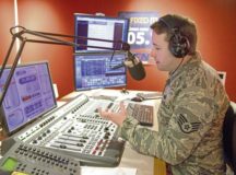 Courtesy photo
Staff Sgt. Benjamin Smith, radio NCO in charge with Armed Forces Network Kaiserslautern, keeps informing listeners about the move to 105.1 FM scheduled for Wednesday. U.S. specs cars will be able to tune to the station, fixing an issue plaguing listeners for years.
