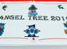 A cake is displayed at the 2016 Angel Tree ceremony Nov. 8 on Ramstein. This year 233 Air Force, Army and Navy Families received Angel Tree donations, affecting more than 400 children’s lives.