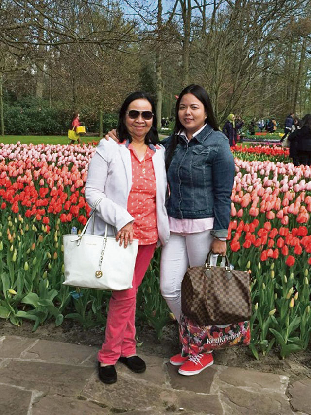 Holland Tulip Festival  is in full bloom