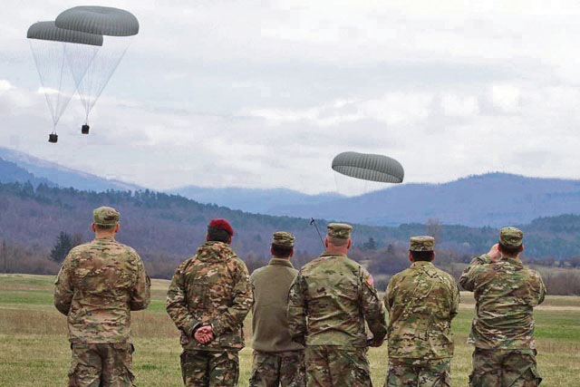 Vanguard Battalion demonstrates expeditionary sustainment capabilities with Slovenian Army