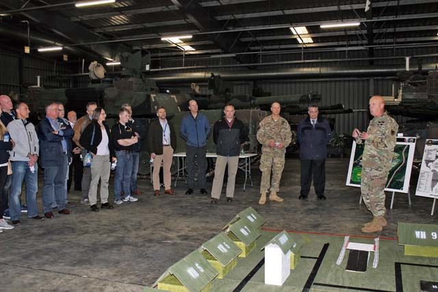 405 AFSB leadership team hosts NATO logistics delegation