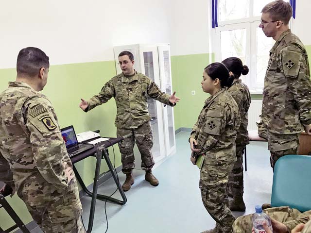 Deployed Soldiers virtually connect to health care professionals