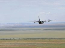 A C-130J Super Hercules assigned to the 37th Airlift Squadron flies over Romania Aug. 22 during Carpathian Fall 2017. The exercise gives U.S. and Romanian troops a chance to learn from each other and sharpen their skills together.  — Photo by Airman 1st Class Joshua Magbanua