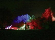 The playground in Otterbach turns into a scary Halloween location for the local Halloween fest Monday. — Courtesy photos