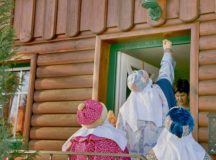 Children disguised as the three holy kings come to people’s doors from after Christmas until the end of January, and after singing, they leave a blessing above the door. — Courtesy photo