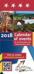 English calendar of events 2018 now available