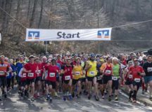 Each year, participants of the Landstuhl Mountain Run run through the forest uphill to Nanstein Castle in Landstuhl. This year’s run is scheduled to start at 3 p.m. March 17. Courtesy photos