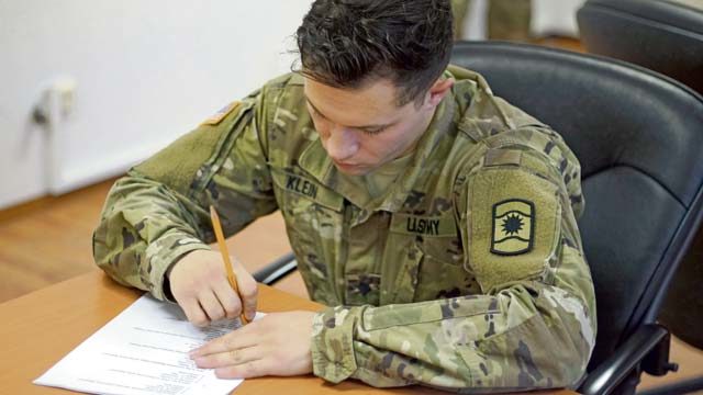 7th MSC Soldier prepares for USARC Best Warrior Competition