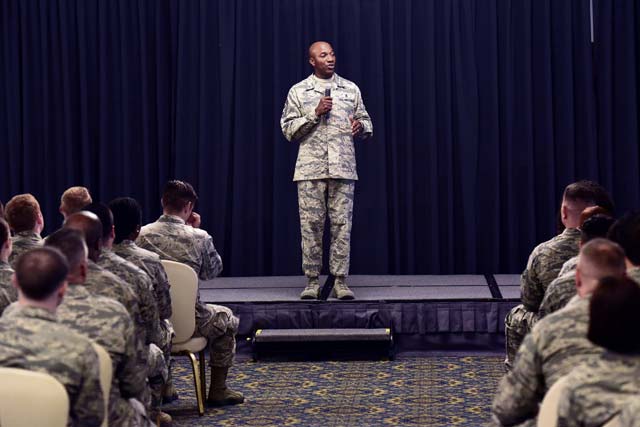 Chief Master Sergeant of the Air Force visits Ramstein
