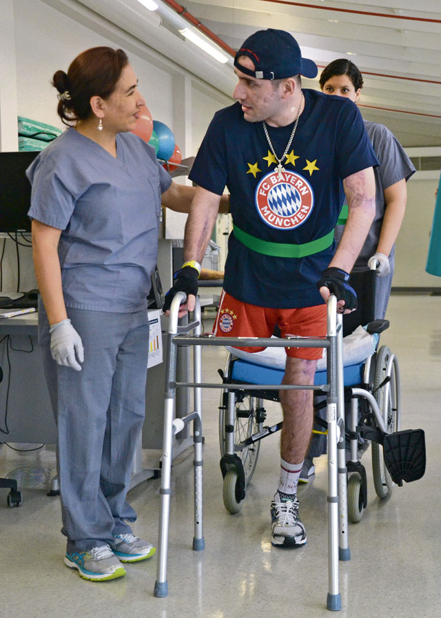 LRMC miracle patient making strides
