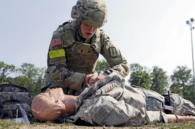 21st TSC’s best medics put skills to test in Best Medic Competition