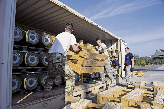 Armed and Ready: Ramstein receives largest ammo shipment in years