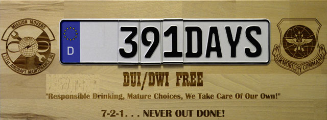 721st AMXS celebrates more than 365 days DUI free