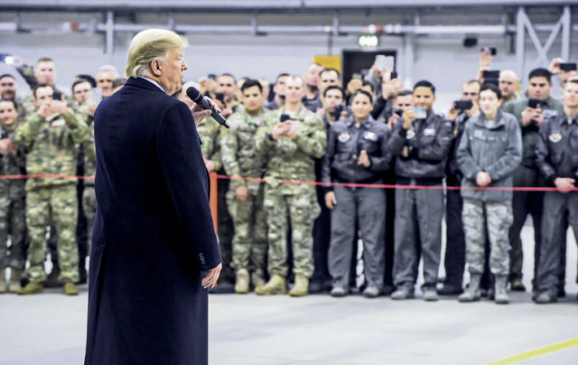 President Trump visits Ramstein Air Base