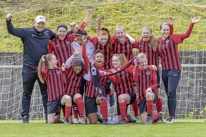 KMC District Soccer U15 Girls make history taking German championship