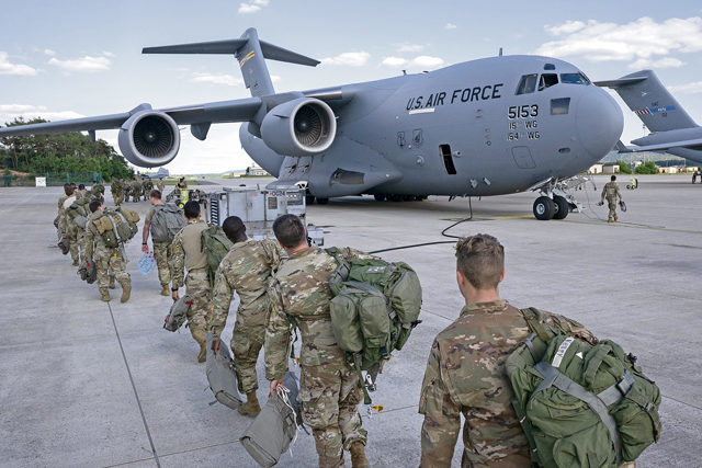 82nd Airborne Division airlifted to ‘battlefront’ for exercise Swift Response 19