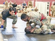The deep thumps of the human body, the grunts of discomfort and the exhaustion of combat are all components of the Army’s Combatives Program, a hand-to-hand combat program which aims to instill the Army’s Warrior Ethos and bridge the gap between physical training and tactics.