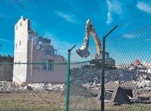Demolition crews have begun tearing down several buildings in the Wetzel Housing Area of Baumholder. Some of the buildings date back to the late 1940s. Seventy-two new home, the bginning of a decade long project, are scheduled for construction in FY2021.

Photo by Jim Gillis