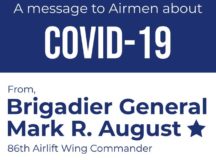 Wing Commander’s Message to Airmen, Families on COVID-19