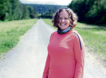 U.S. Air Force Tech. Sgt. Jocelyn Ford, 86th Airlift Wing Public Affairs photojournalist, poses for a photo after completing an afternoon run near Ramstein Air Base, on June 19. Ford has used running as inspiration to travel alone through Europe and complete races in Germany, the Netherlands, Ireland, Italy, Norway, and Greece.
