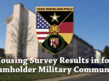 The Fall 2019 Housing Resident Survey results, released by the U.S. Army June 22, show an almost 2% increase from spring in overall satisfaction from Baumholder Military Community residents. Graphic by Jason Tudor