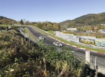 Nürburgring track with cars