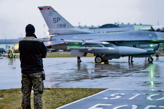 US F-16s strengthen air policing mission with long-planned Poland deployment