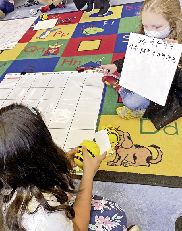 Beebots at Landstuhl Elementary School Kaiserslautern American