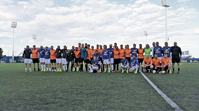 Garrison, NATO team up for friendly game vs. Romanian soccer legend-led crew