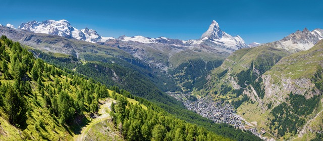 Hiking Matterhorn in Zermatt, Switzerland