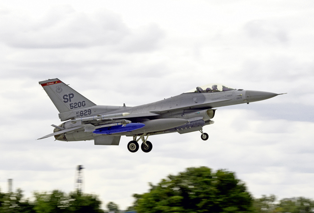 52nd FW F-16s arrive at RAFM in support of Cobra Warrior 23-2