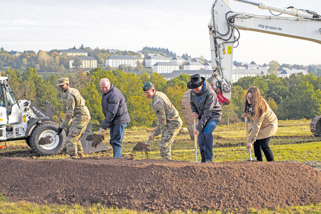 USAG Rheinland-Pfalz hosts groundbreaking ceremony for new Baumholder family housing