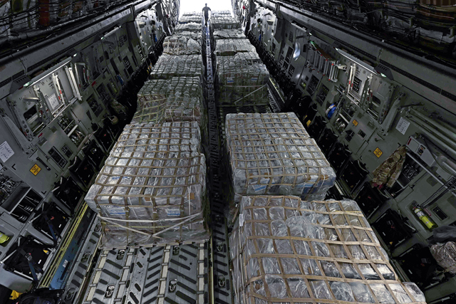 DOD airlifts humanitarian supplies for Gaza