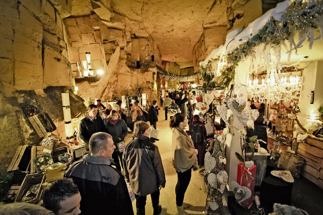 The underground Christmas market