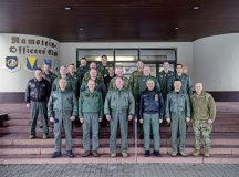 Participants of the Fall 2023 Air Chief Symposium pose for a photo following the meeting at Ramstein Air Base, Dec. 4. The meeting served as a platform for Air Chiefs and officials to engage in constructive dialogue, pooling together their expertise and experiences. Countries in attendance included the United States, Belgium, Canada, Denmark, Finland, Germany, Israel, Italy, Netherlands, Norway, Poland, Switzerland, and the United Kingdom. Photo by 1st Lt. Cameron Silver