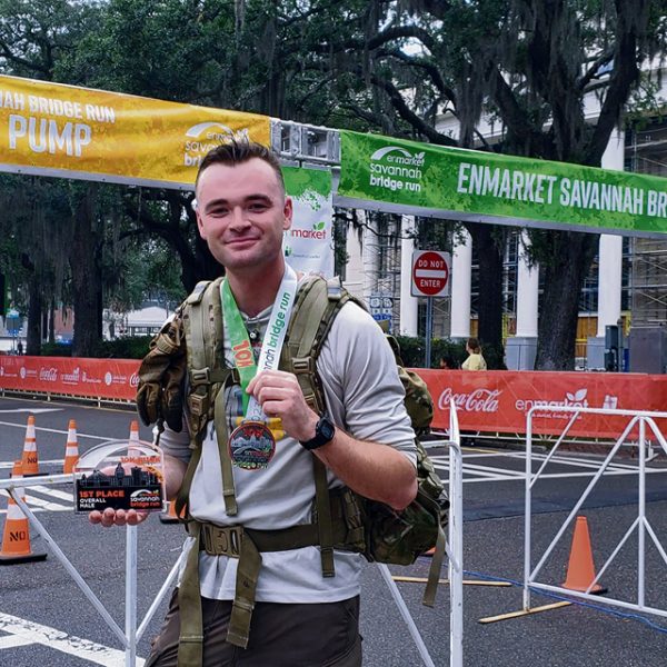 High-speed US Army Chemical Corps officer takes first place in Savannah Bridge Run