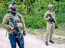 Members of the 57th Rescue Squadron simulate the role of OPFOR during exercise Astral Knight 24 in Gdynia, Poland, May 18, 2024. AK24 is a multinational exercise with Allies and partners demonstrating and strengthening the Alliance’s shared commitment to global security and stability in the region. (U.S. Air Force photo by Captain Jacob Murray)